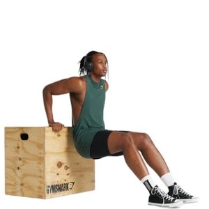 Gymshark Men's Critical Drop 2.0 Arm Tank Green Size L